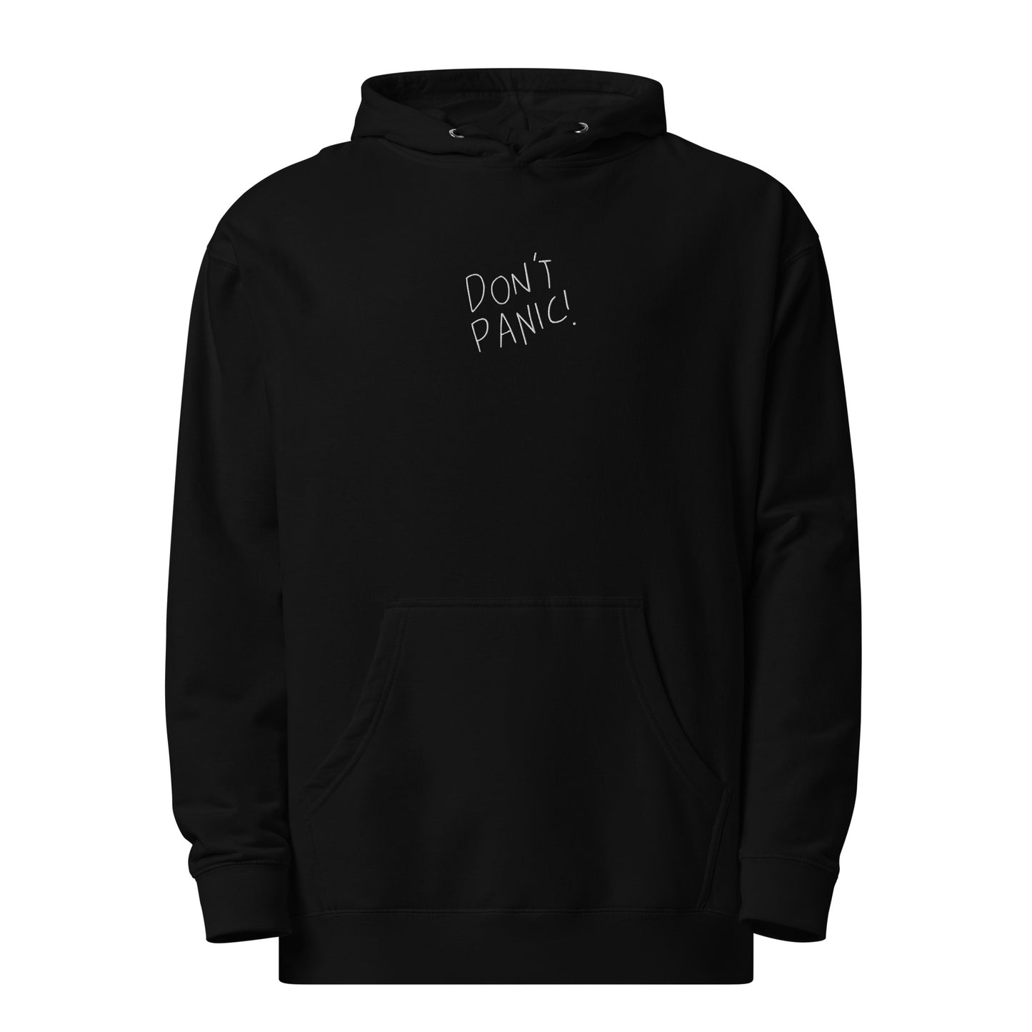 DONT PANIC! HOODIE (BLACK)